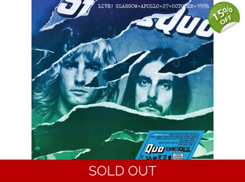 Status Quo ‎– Live! Glasgow+Apollo+27+October+1976 - Limited Edition Blue & Mint Vinyl